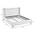 thumbnail image 5 of Posh Living Kaeson Velvet King Size Platform Bed Black, 5 of 8
