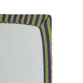 thumbnail image 2 of Ambesonne Vintage Fitted Sheet, Blue Green Bold Stripes, Queen Size, Royal Blue Lime Green, 2 of 2