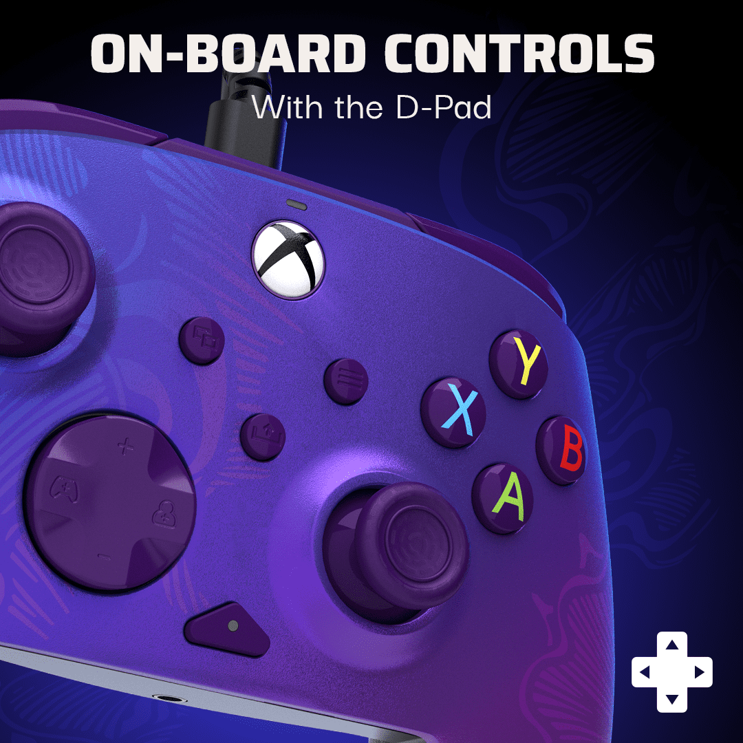 PDP REMATCH Advanced Wired Controller Purple Fade For Xbox