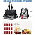 thumbnail image 3 of 2-i-1 väska y lunchväska - 15,6 tum, isolerad lunchväska, kylväska, läckagesäker kylväska, laptopväska para arbete vitWhite, 3 of 5