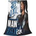 thumbnail image 2 of Jey USO Wrestler Throw Blanket Comfortable Air Conditioner Blanket Blankets for All Seasons Warm Blankets for Office for Beach, 2 of 8