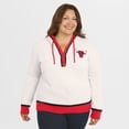 thumbnail image 4 of Women's WEAR by Erin Andrews Cream Chicago Bulls Plus Size Hoodie Sweater, 4 of 5