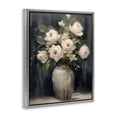 thumbnail image 3 of Stupell Industries White Roses in Dark Vase Gray Framed Floater Canvas Wall Art design by LSR Creative Studio, 31 x 25, 3 of 9