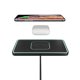 thumbnail image 1 of Cargador de auriculares inalámbrico con almohadilla antideslizante para automóvil 2 en 1 adecuado para modificaciones en el aeropuerto de teléfonos Apple y Samsung, 1 of 4