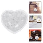 GOOHOCHY 5 Pcs Plastic Heart LED Light for Celebration LED Light Lighting for Wedding and Anniversary Decor