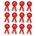 thumbnail image 1 of Unique Bargains Blank Award Ribbon, Rosette Ribbon Honorable Prize Recognition Ribbon, Red, 12Pack, 1 of 5