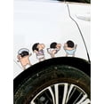 thumbnail image 5 of Pegatinas impermeables de dibujos animados de Anime Crayon Shin Chan para coche y motocicleta, pegatinas de baño Kawaii, pegatinas decorativas para azulejos, 5 of 5