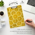 thumbnail image 5 of FMSHPON Lemon Slices Clipboard Hardboard Wood Nursing Clip Board and Pull for Standard A4 Letter 13x9 inches, 5 of 8