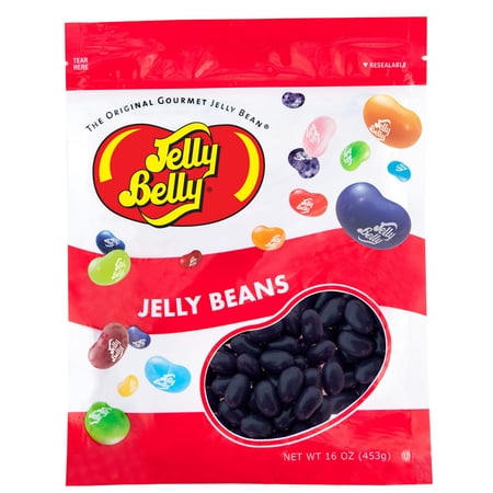 Jelly Belly Wild Blackberry Jelly Beans - 1 Pound (16 Ounces) Resealable Bag - Straight from the Source
