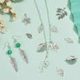 thumbnail image 4 of 150pcs Tree Leaf Charms 15 Style Filigree Metal Leaf Pendants Plant Charms Antique Silver Tibetan Alloy Leaves Pendants Beads for Spring Fall Bracelet Necklace Jewelry Making, 4 of 8