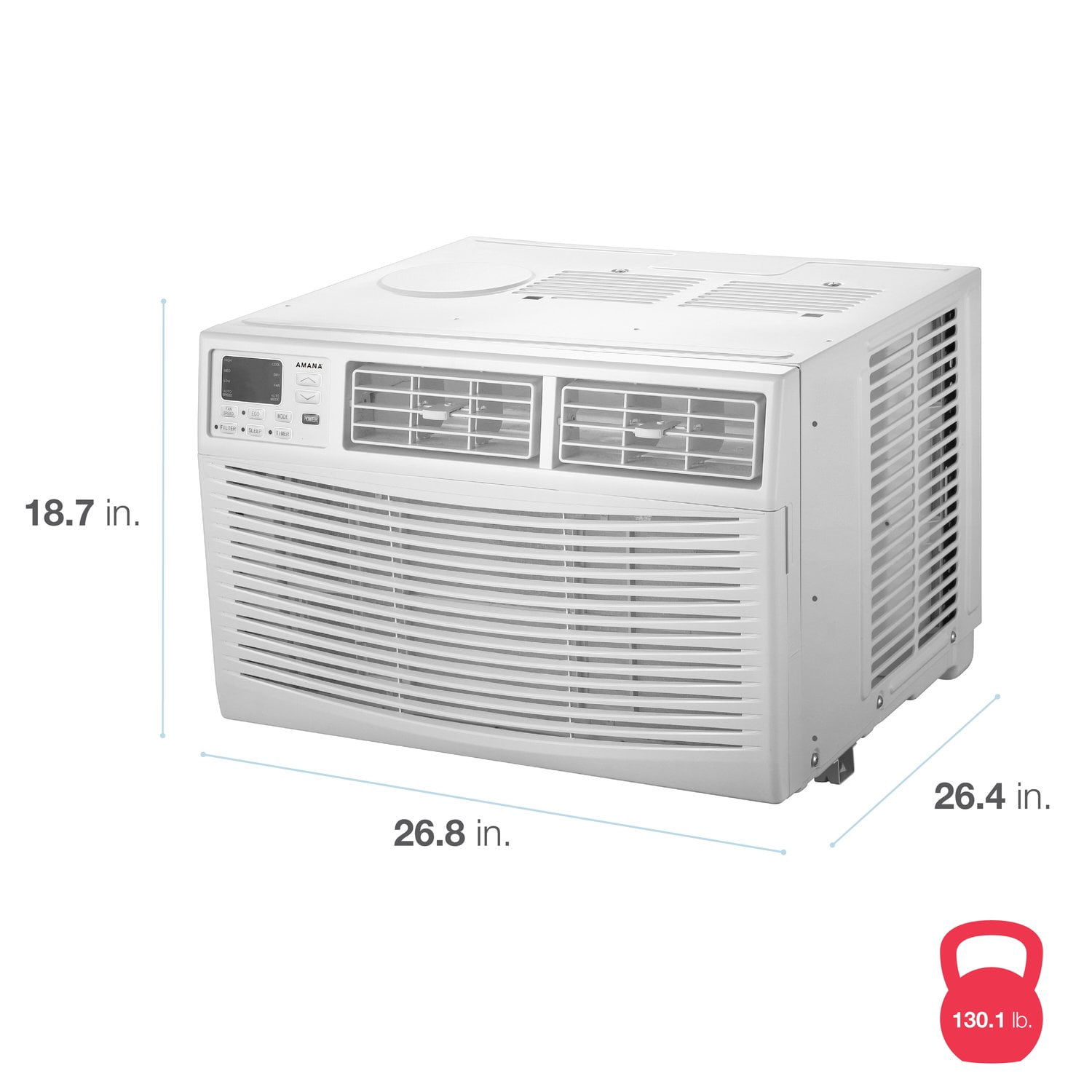Amana New 24000 Btu 1500 Sq Ft Window Air Conditioner White