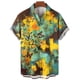 thumbnail image 4 of Camisa hawaiana con estampado 3D de mariposas coloridas a la moda para hombre, camisetas casuales de manga corta de verano para la calle, camisas para fiestas en la playa, ropa para hombre, 4 of 4