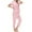Silk Pajamas for Women Set-A100 Pink, variant on Mifsaly Silk Pajamas for Women Set Button Down Satin Pajama 2 Piece Short Sleeve Sleepwear Lightweight Cozy Sleep Pants Spring Summer Pjs Homewear 2026 S