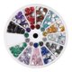 thumbnail image 1 of Joyas de Diamantes de cristal transparente multicolor brillante Yashi Culet para uñas acrílicas, 1 of 5