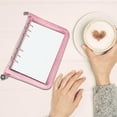 thumbnail image 3 of 6 Ring Binder Cover Soft Refillable Paper Binder Clear Soft Notebook Cover for Refillable Notebook Meeting Travel Office Supplies judicious, 3 of 6