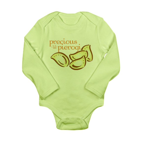 CafePress - 3 Precious Pierogi 7X7 Body Suit - Long Sleeve Infant Bodysuit