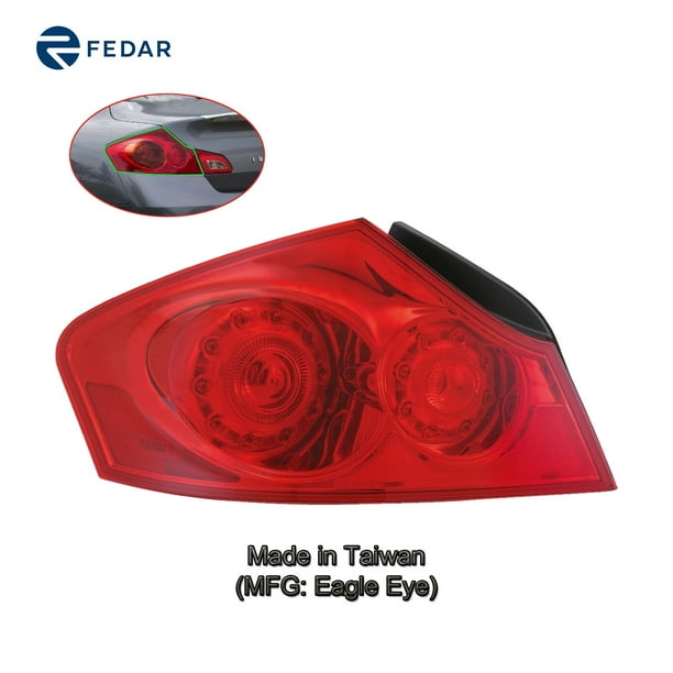 Tail Light Lamp Compatible with Infiniti 2007 2008 G35 Sedan/2011 2012