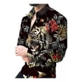 thumbnail image 1 of Nuevo Nuevo Camisa De Manga Larga Con Estampado De Tigre For, 1 of 2