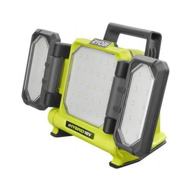 RYOBI Cordless ONE  18V 3,000 Lumens Hybrid LED Panel Light 3-Settings Bare Tool