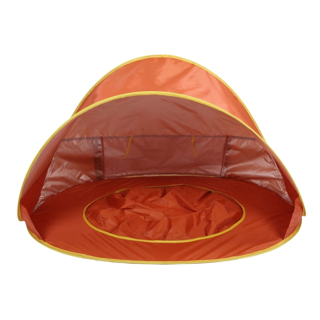 Baby Beach Tent, Sun Proof Wind Proof Portable Pop Up Beach Tent with Pool Storage Bags, Stable Frame UPF50+UV Protection Sun Shelter for Infant Outdoor Summer