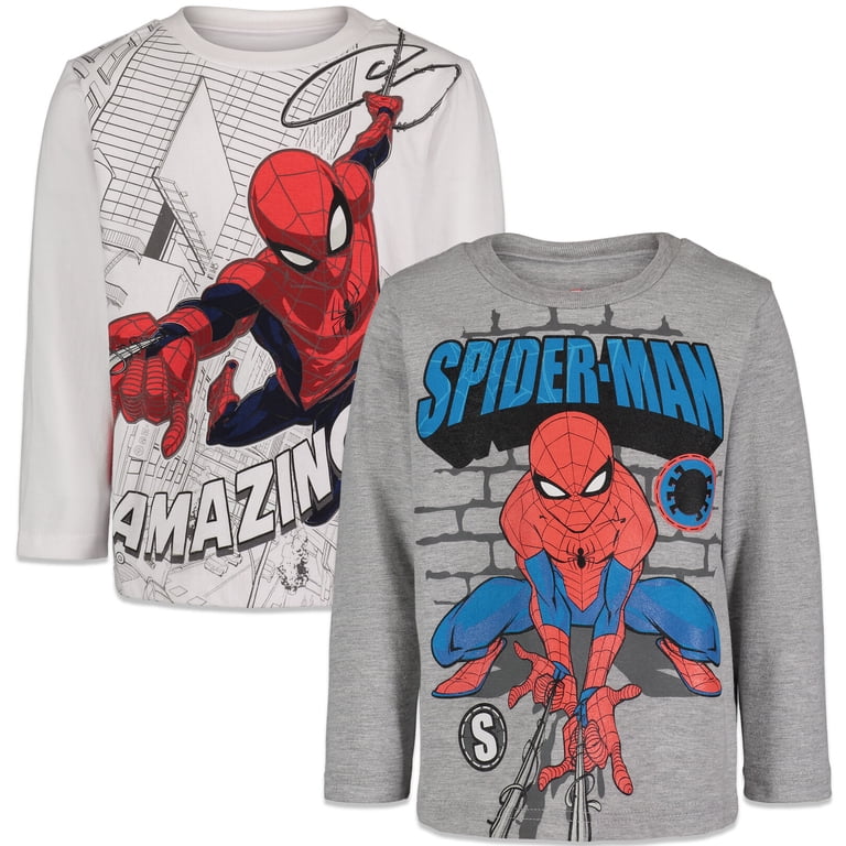 Marvel Spider-Man Toddler Long Sleeve Tees 2-Pack photo 1