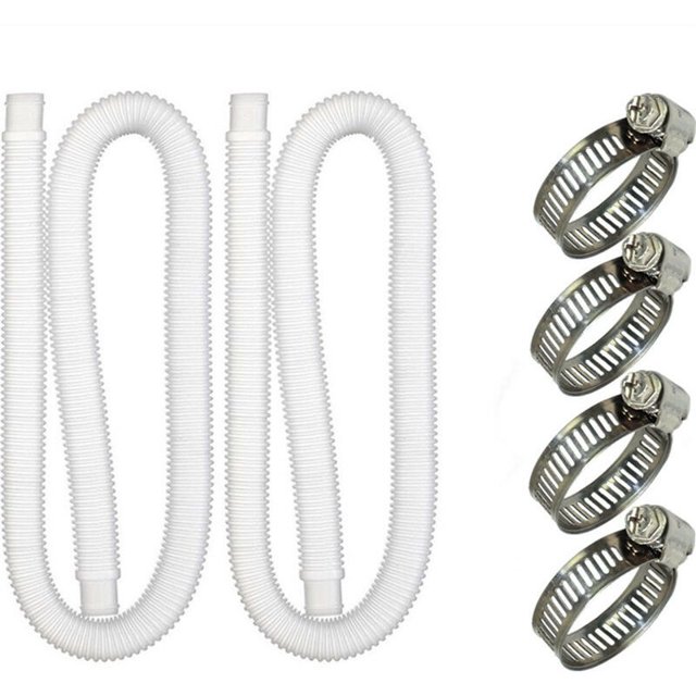 2 piezas de manguera de repuesto para piscina elevada, manguera de piscina para piscinas elevadas, manguera de repuesto para bomba de filtro de piscina