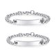 thumbnail image 1 of Increíbles pulseras de pareja de acero inoxidable Forever and Always para mujeres y hombres, conjunto de joyería a juego, 1 of 5