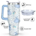 thumbnail image 3 of Cartoon Princess Tumbler with Handle & Straw | Princesses Dress and Shoe | Travel,Coffee Mug -Birthday,Christmas Gift to Girl/Women, 3 of 6