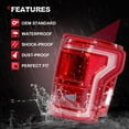 thumbnail image 5 of 2015-2017 Ford F150 LED Tail Light Assembly with Blind Spot Alert Monitor Compatible with Ford F-150 Raptor Lariat Limited Platinum King Ranch (Rear Right Passenger Side), 5 of 7