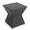Brown | C, variant on GZXS 17.5 Inch Wicker Side Table for Outdoor, Barrel End Table with Metal Frame for Patio, Garden, Porch, No Assembly Required, Brown