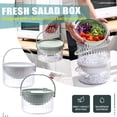 thumbnail image 5 of Fresh Salad Container with Ice Tray Leakproof Airtight Lunch Box with Dressing Compartment Portable Salad Bowl for Meal Prep Picnic, 1PCS, 5 of 5