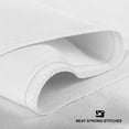 thumbnail image 5 of BLISSFORD Satin Pillowcase with Zipper, for Hair and Skin Care, Feels Soft and Cool Like a Silk Pillowcase, Satin Pillow Cases 2 Pack, Silk Pillow Cover, White - Standard Size, Set of 2, 5 of 7