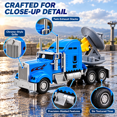 thumbnail image 5 of Blue Storm Chaser Research Truck Model, Weather Interceptor Vehicle with Rolling Wheels and Rotating Rear Equipment, Plastic Display Truck for Desk, Shelf and Cabinet, 5 of 7