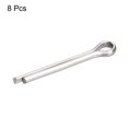 thumbnail image 3 of Uxcell Split Cotter Pin, 4x30mm 316 Stainless Steel Clip Fastener Fitting, Silver 8Pack, 3 of 5