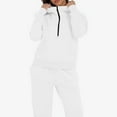 thumbnail image 6 of UAMVSH Womens 2 Piece Matching Lounge Sets Half Zip Hoodies and Sweatpants Tracksuit Sets Casual Long Sleeve Sweatsuit with Pockets, 6 of 7