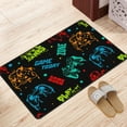 thumbnail image 3 of XMXY Area Rugs Doormat Outdoor Entrance, Colorful Gamepad Controller Facecloth Non-slip Floor Mat Rug for Living Room Kitchen Sink Area Indoor,72"x48", 3 of 9