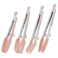 thumbnail image 4 of Pinzas inoxidable 430, antideslizantes, anticorrosión, soporte Vertical, utensilios resistentes, pinzas para cocinar Rosado Gloria Pinzas para utensilios de cocina, 4 of 9