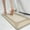 Beige, variant on Bailu Bathroom Rug - Quick Drying Absorbent Rubber Backed Thin Bathroom Rug Fits Under Doors - Bathroom Rug for Bathroom Floor Rug in Front of Sink - Shower Rug 17"X27.5"