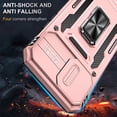 thumbnail image 3 of iPhone 12 Pro Max Case for 12 Pro Max Phone Case,with Stand & Camera Cover,Slim Phone Case-Rose Gold, 3 of 6