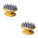 thumbnail image 1 of Kearding Cepillo de ducha para lavar el cabello, cepillo para el cuero cabelludo, masajeador de doble capa, cepillo portátil lavable para Type2 NO2, 1 of 6