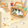 thumbnail image 5 of Orange Two In One Table Game Toy Bowling Football Carrying Case Interactive Educational Learning For Kids Portable Play Size 9.9X5.3X4.7 Inches Weight 0.33 Pounds, 5 of 5