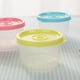 thumbnail image 5 of 4 recipientes pequeños de plástico de 150 ml para alimentos, redondos, para cocina, loncheras, recipientes sellados para refrigerador y microondas (color aleatorio)., 5 of 6