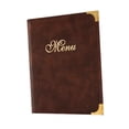 thumbnail image 4 of Terraxo Menus Cover for Service Guide Book Refillable Menu Organizer Price List Book Coffee, 4 of 8
