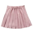 thumbnail image 3 of SILVERCELL Kids Girls A-Line Pleated Skirt Little Girls Preppy Uniform Sports Mini Skirts 3-11 Years, 3 of 9