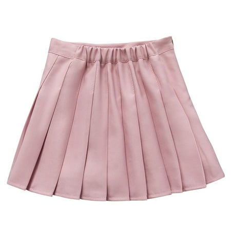

GYRATEDREAM Kids Girls A-Line Pleated Skirt Little Girls Uniform Sports Mini Skirts 3-11 Years
