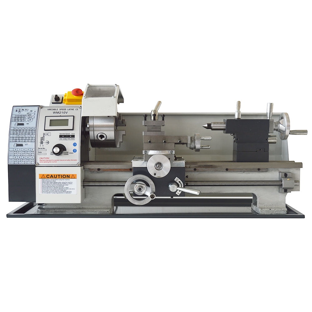 INTSUPERMAI 8x16 Inch Variable Speed Mini DIY Metal Lathe for