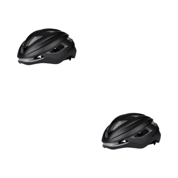 Advancent Sombrero de seguridad Casco de bicicleta Equipo de protección Ajuste Equipo de ciclismo profesional Protector de cabeza Gafas a prueba Negro mate 2piezas