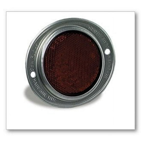 Grote Aluminum, 3" Lens, Two-Hole Mounting Reflector - Yellow (40233-5)