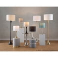 thumbnail image 5 of Porch & Den  Bakkom 24" Metal Table Lamp (Set of 2) Brushed Nickel/Turquoise Shade, 5 of 5