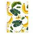 thumbnail image 2 of Banana and Leaves Ring Binder Notebook Journey Note Diary College Ruled Spiral Notebook Study Loose Leaf Paper A5 60 Pages, 2 of 8